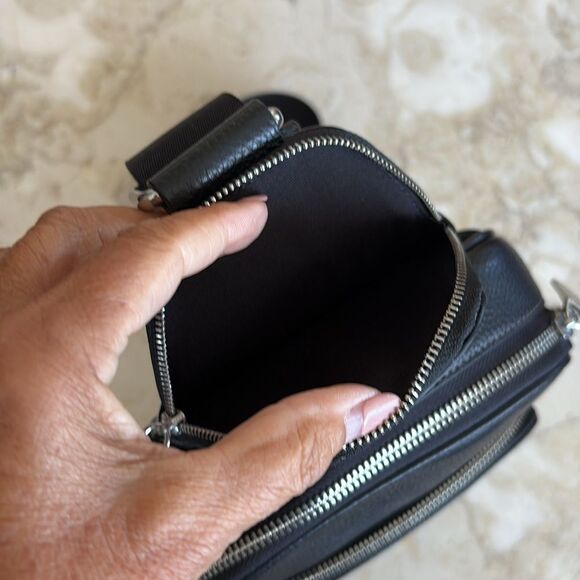 NWOT Coach Ethan Black Leather Pack - Picture 11 of 15